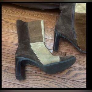Aldo Dark Brown Suede Footwear
